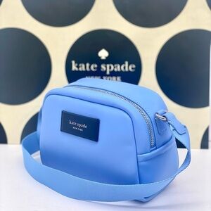 Kate Spade Blue Puffed Small Crossbody